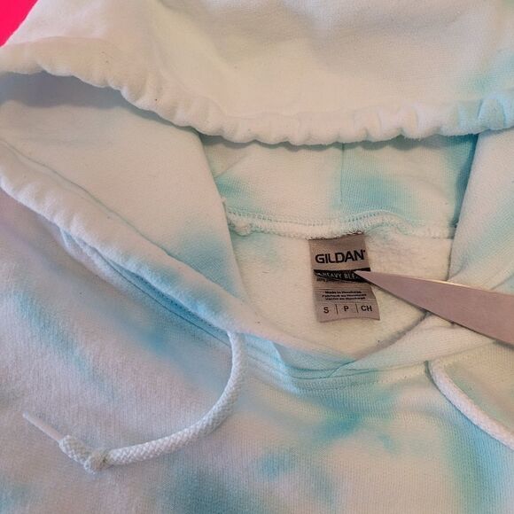 Vintage Gildan hand dye blue & white - Picture 3 of 4